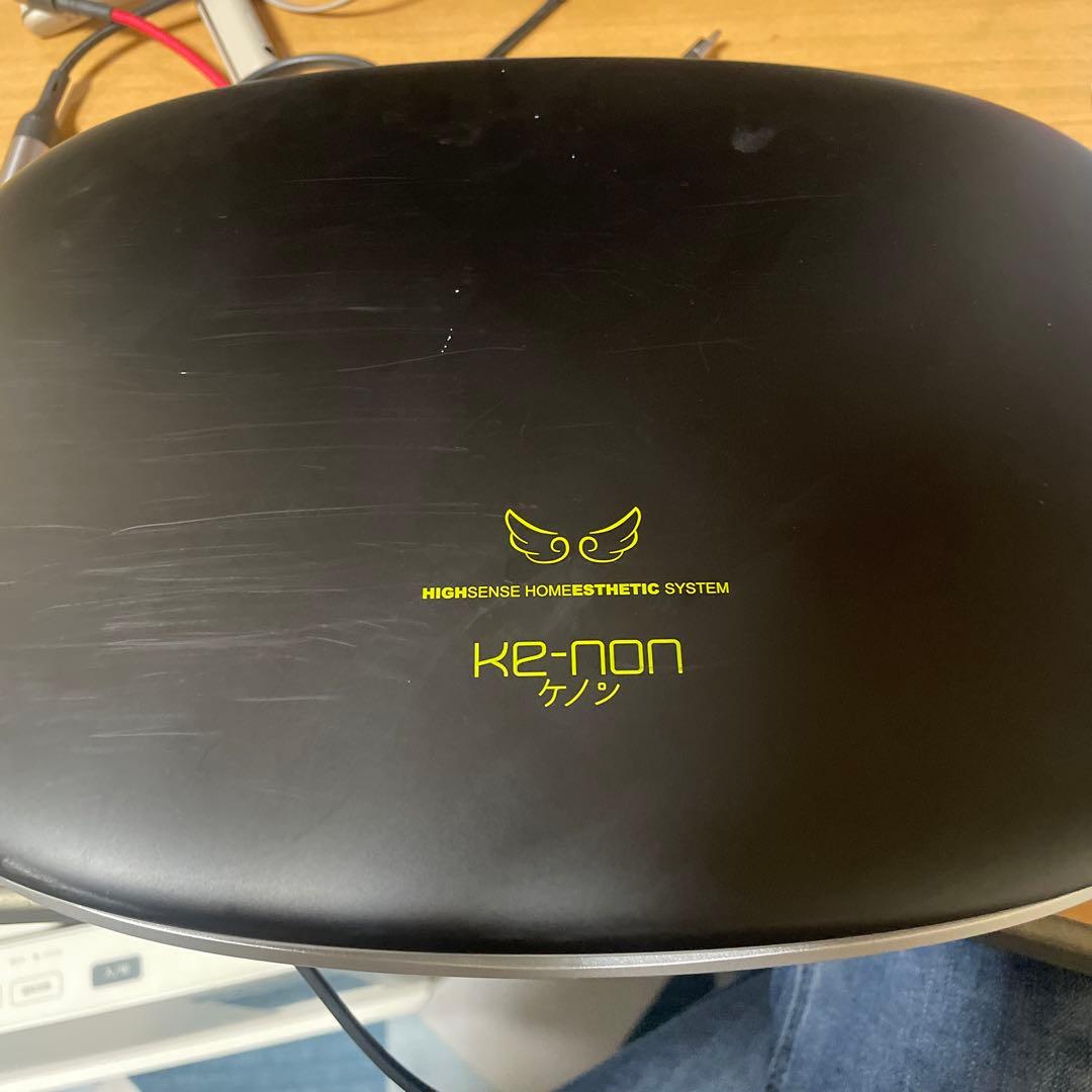 【動作確認済]ケノン 脱毛器 v.8.5j本体　箱なし ケノン（ke-non） 家庭用脱毛器ケノン エクストララージカートリッジ