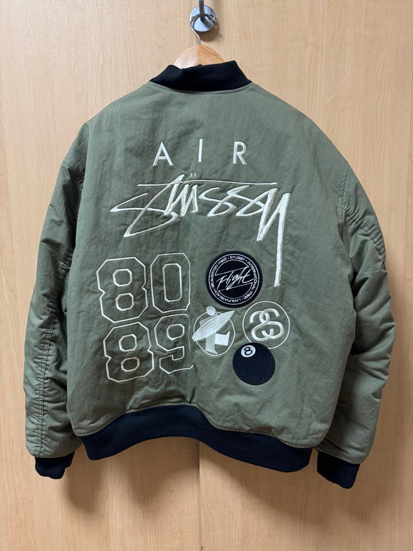 Nike Stussy MA-1 ジャケット XL - メルカリ