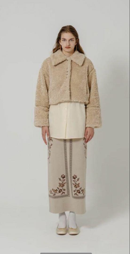 Eaphi】ECOFUR SHORT JACKET - メルカリ