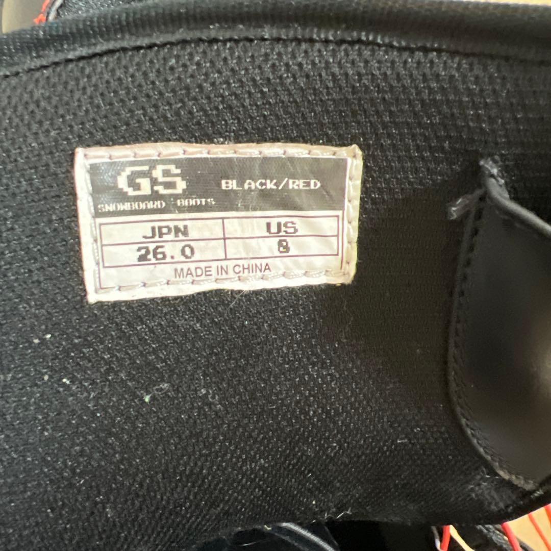 【即日発送_送料無料】GROOVE スノボブーツ GS 26.0cm