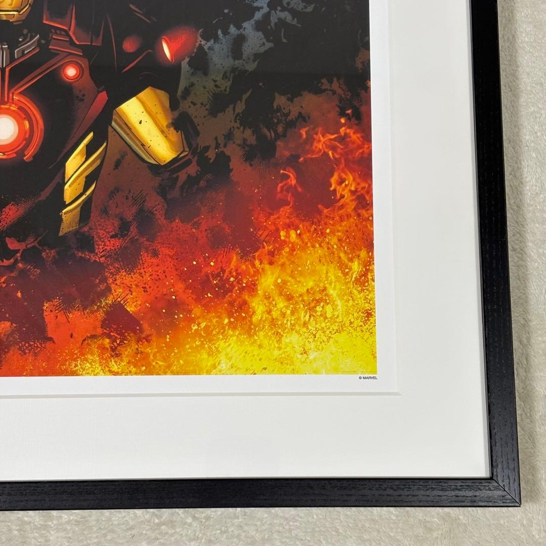 激レア】MARVEL展 アイアンマン ジークレー 複製原画 マーベル 正規品