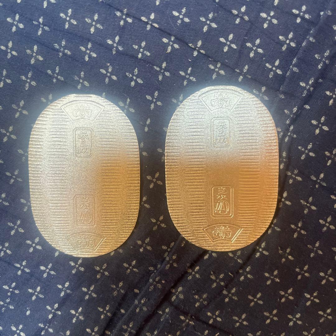 佐川急便 飛脚柄 純銀製 小判 二枚 - メルカリ