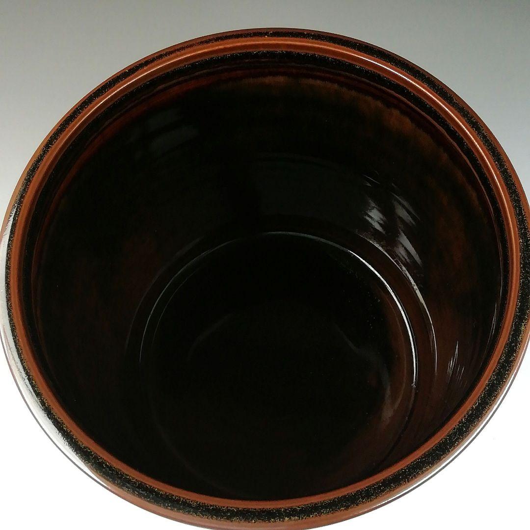 T842 水指 『古瀬戸 一重口 水指』『泉窯 加藤藤山 造』 共箱