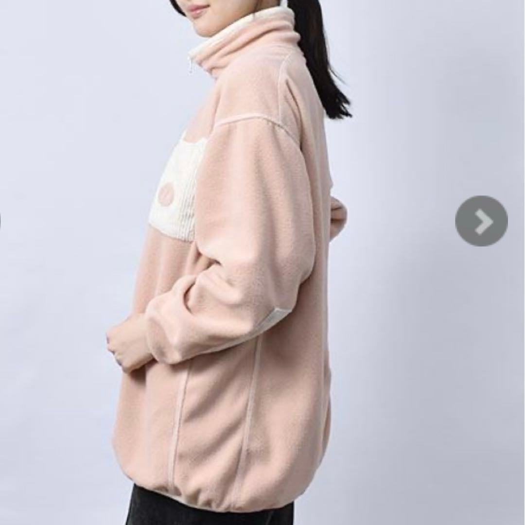 《新品》ドラッグストアーズ　ぶたポケット ハーフジップフリース