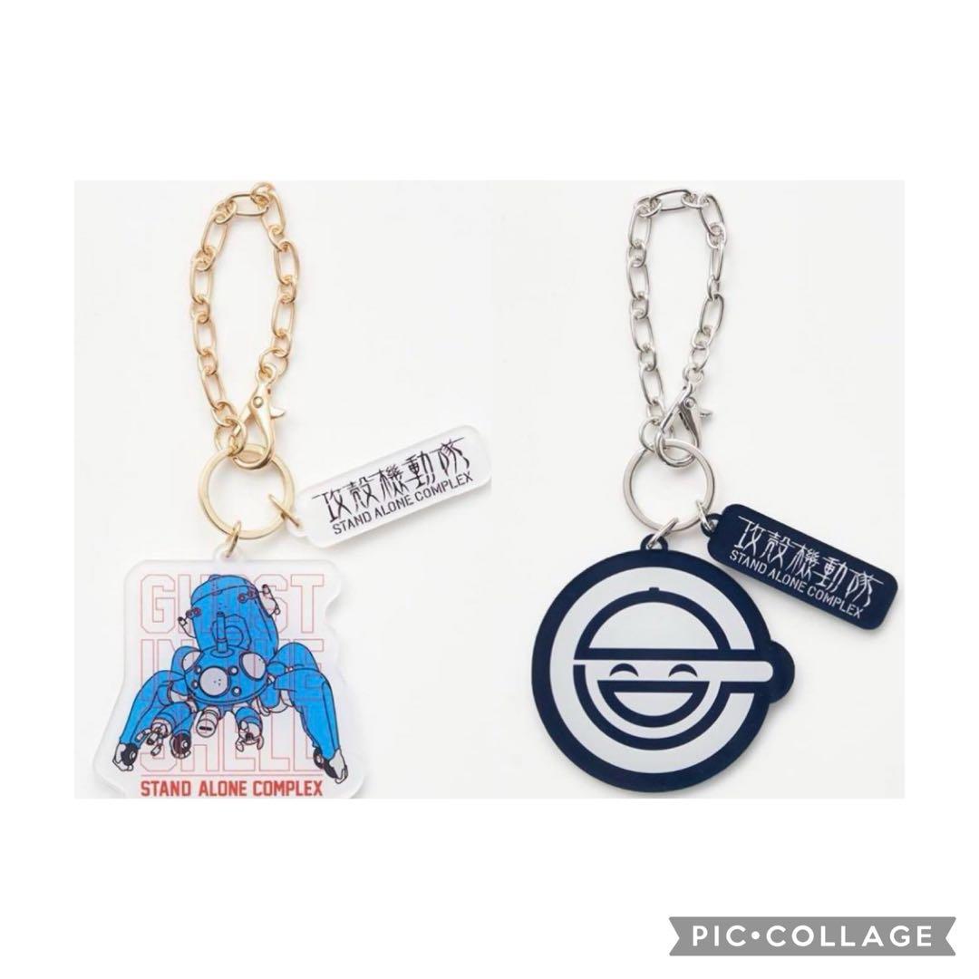 攻殻機動隊 笑い男マーク タチコマ バッグチャーム、キーホルダー