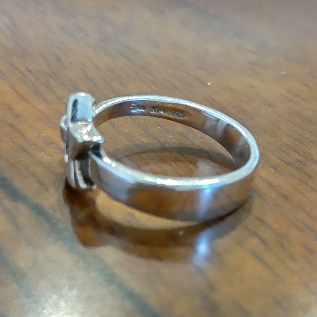 スタージュエリー ピンキーリング 星 K14 シルバー925 5号 指輪