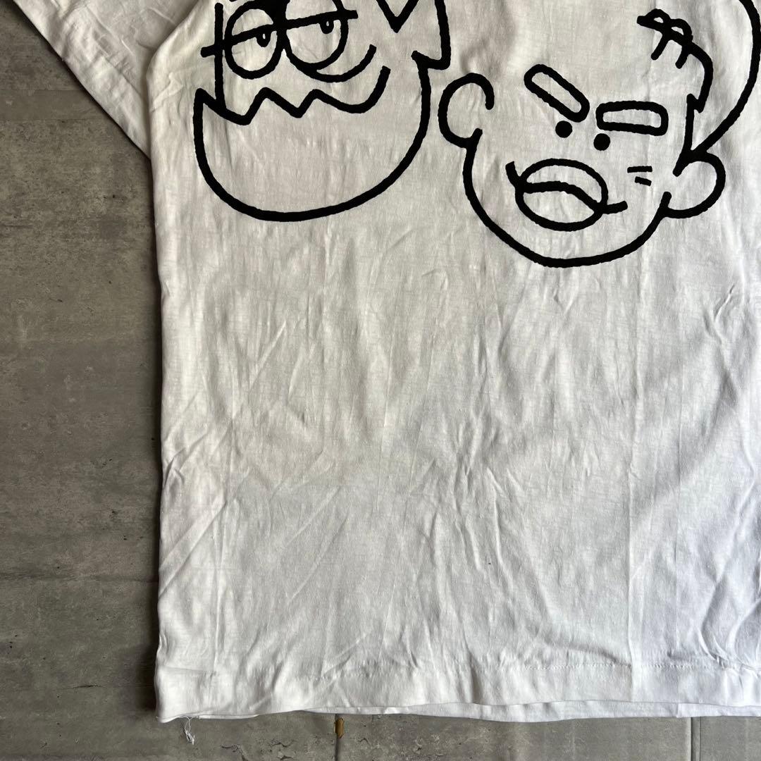 ごっつええ感じ ダウンタウン 90s 非売品 未使用 プリントTシャツ F