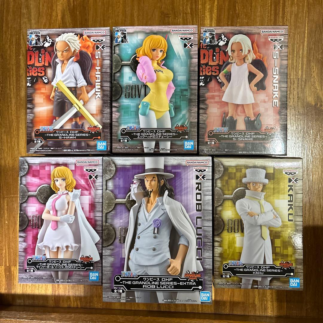 ワンピース ステューシー ルッチ S-SNAKE S-HAWK カク フィギュア