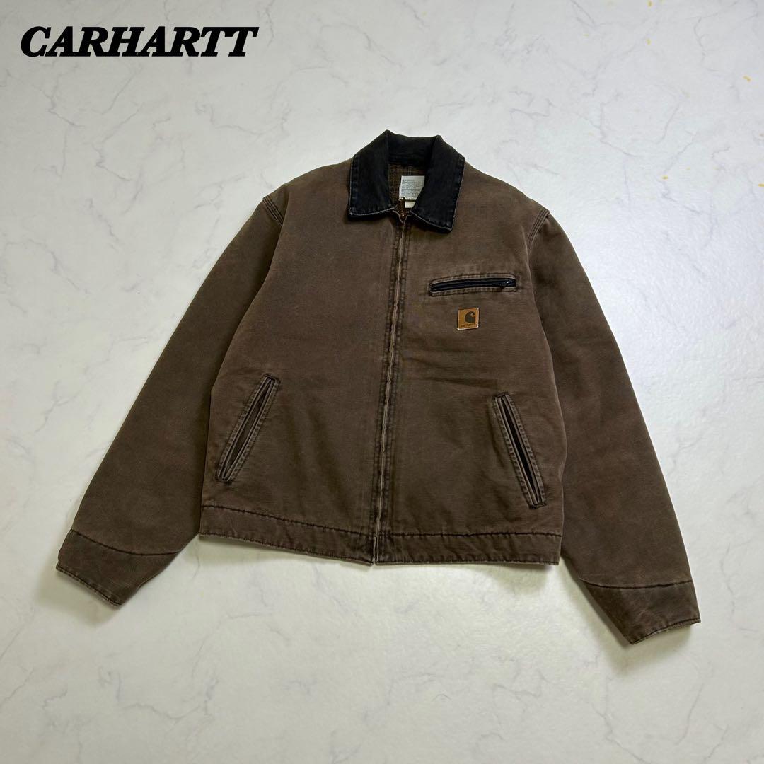 希少】カーハート デトロイトジャケット J97 CHT M サンドストーン