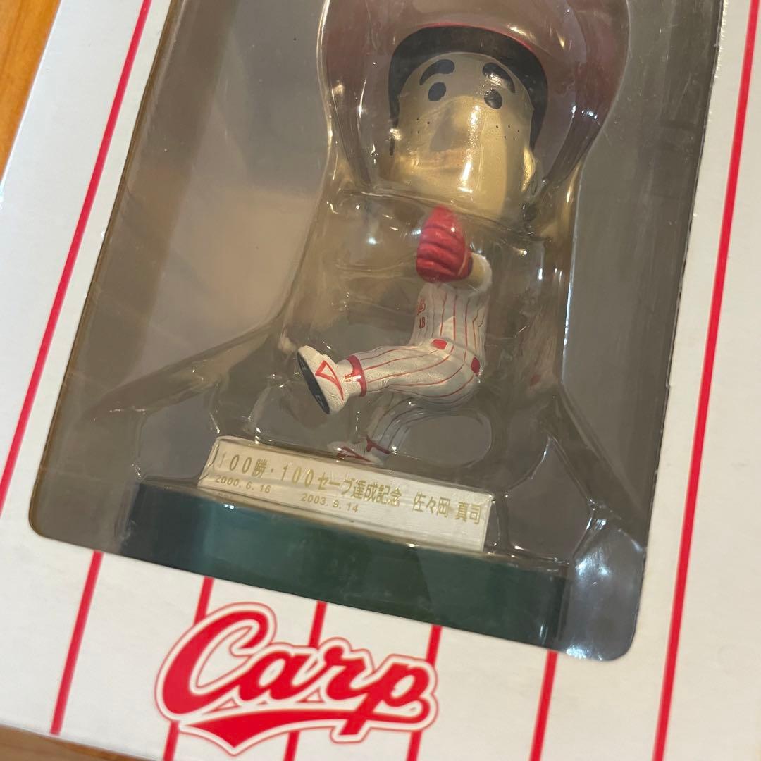 広島 東洋 カープ プレイヤーズ首振り人形 佐々岡真司 フィギュア