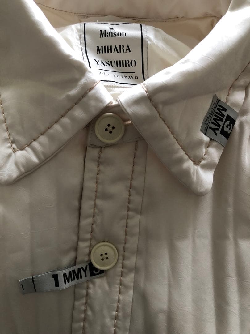 メゾンミハラヤスヒロ パファーシャツコート 超ビックシルエット中綿シャツ