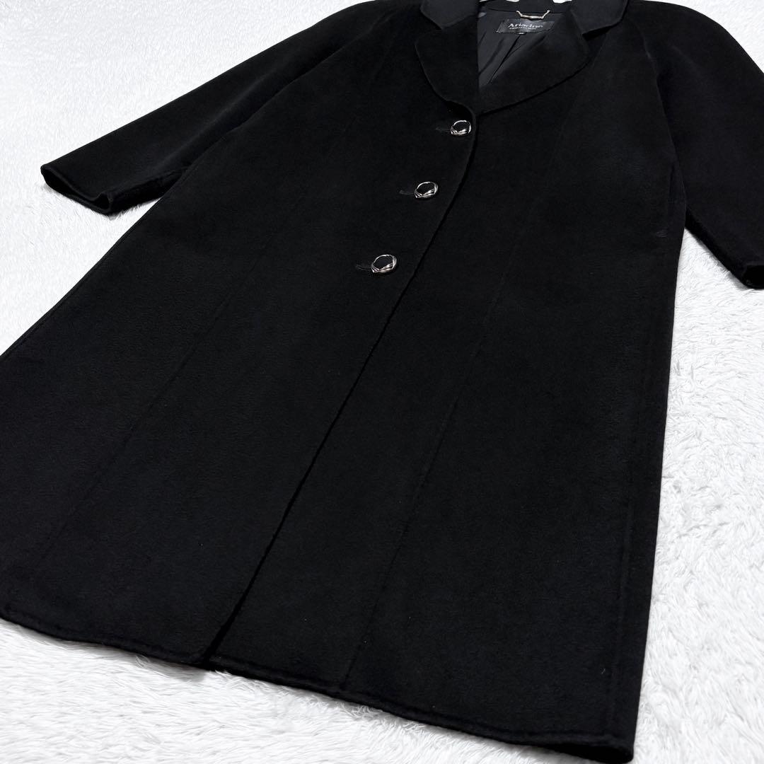 SALE 【美品】ロロピアーナ 大きいサイズ カシミヤ リバーコート 上品