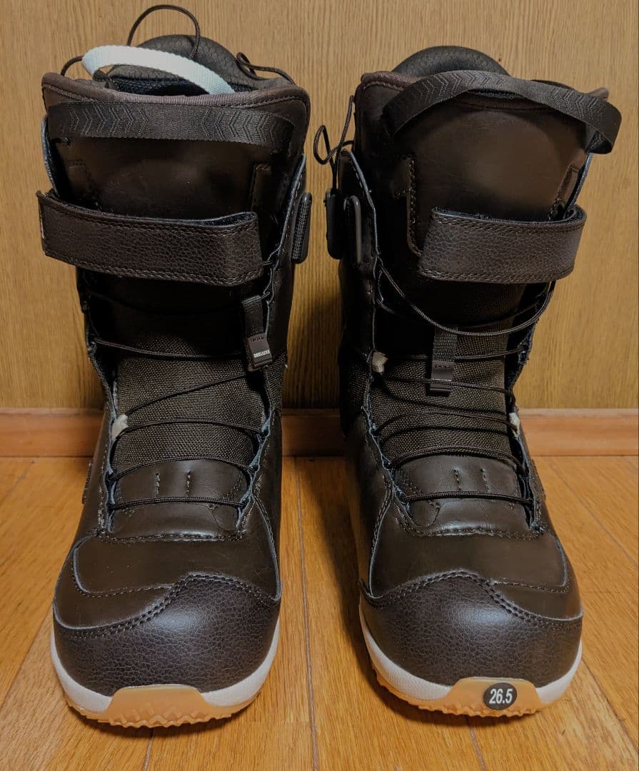 未使用品 DEELUXE スノーボードブーツ 26.5cm 茶 スノボ ブーツ