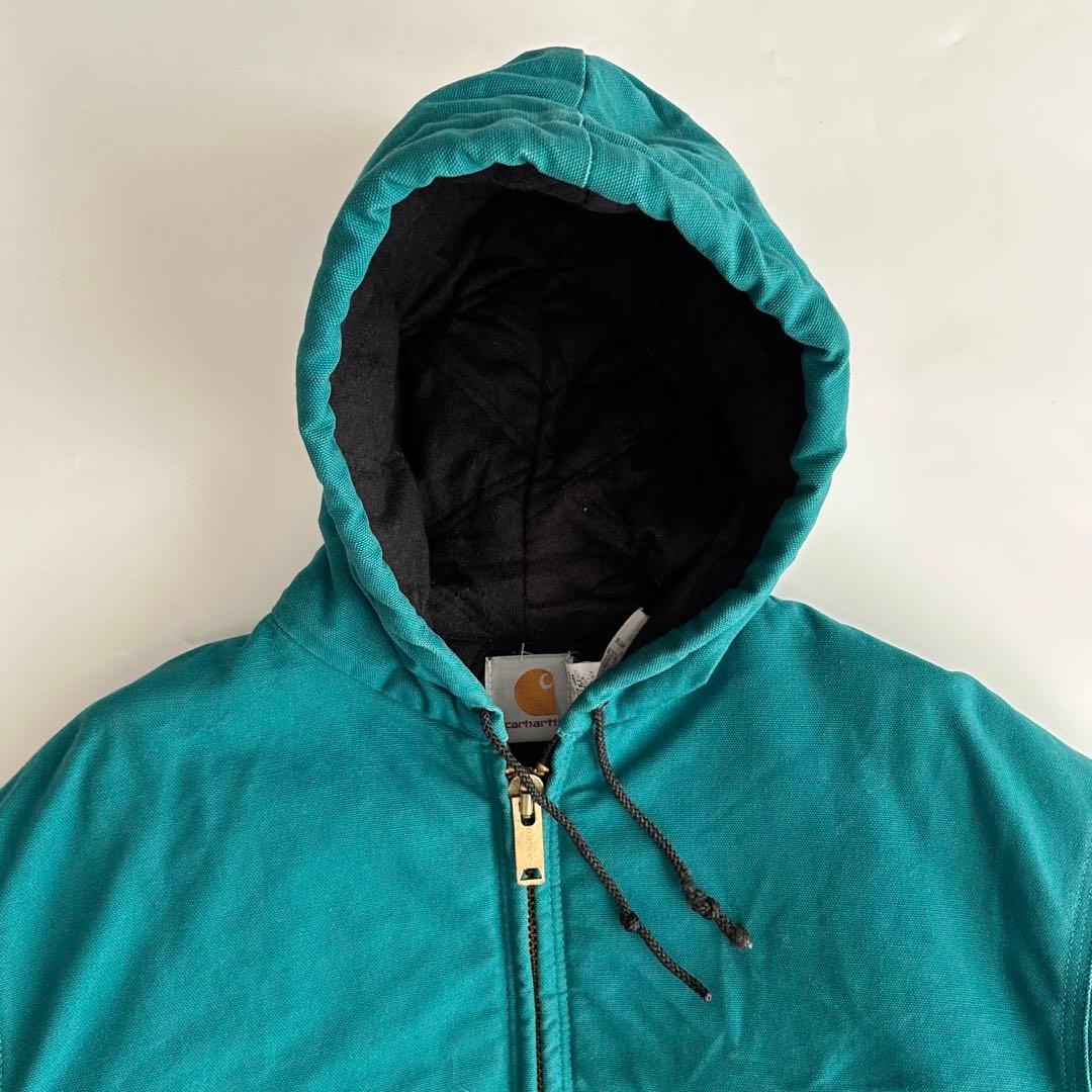 スペシャル】98年 90s USA製 カーハート アクティブジャケット アクア