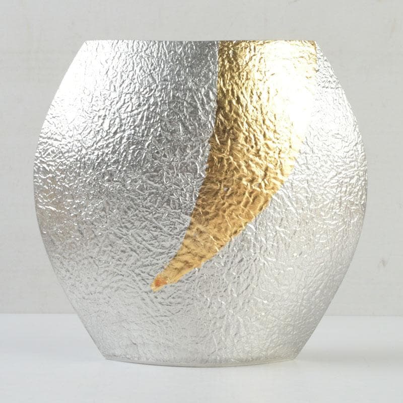 茶道具 ゆり工房 中村百合恵作 本錫製 花器 花入 共箱 V 9246 - メルカリ