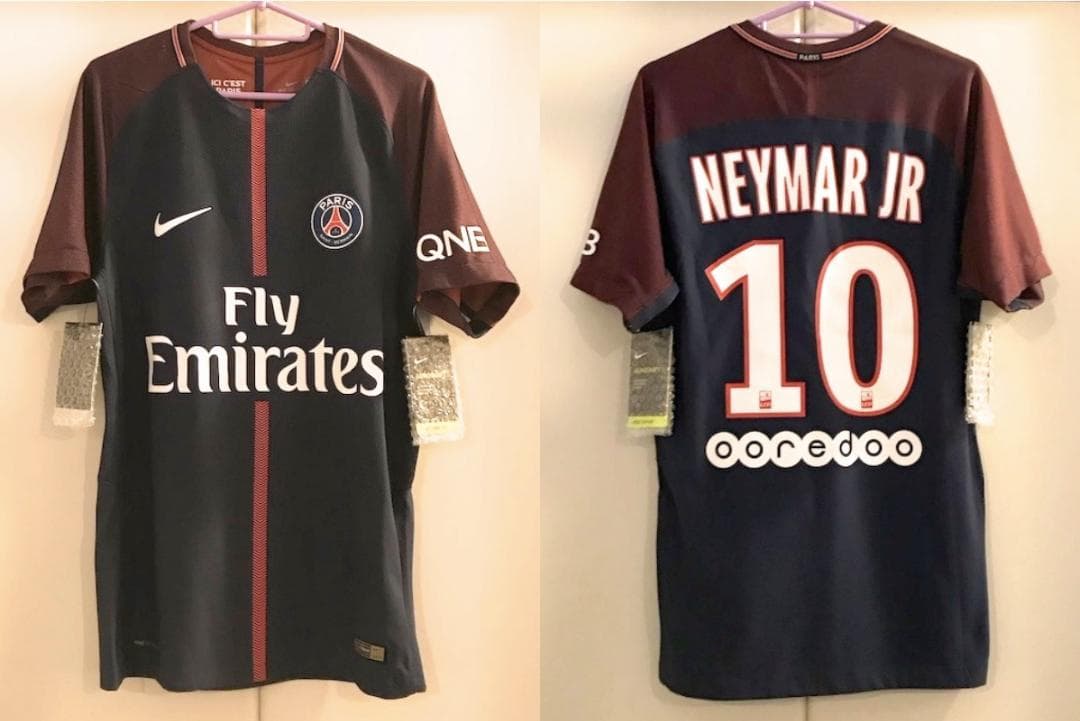 新品タグ付 オーセンティック パリ・サンジェルマン 17/18 ネイマール