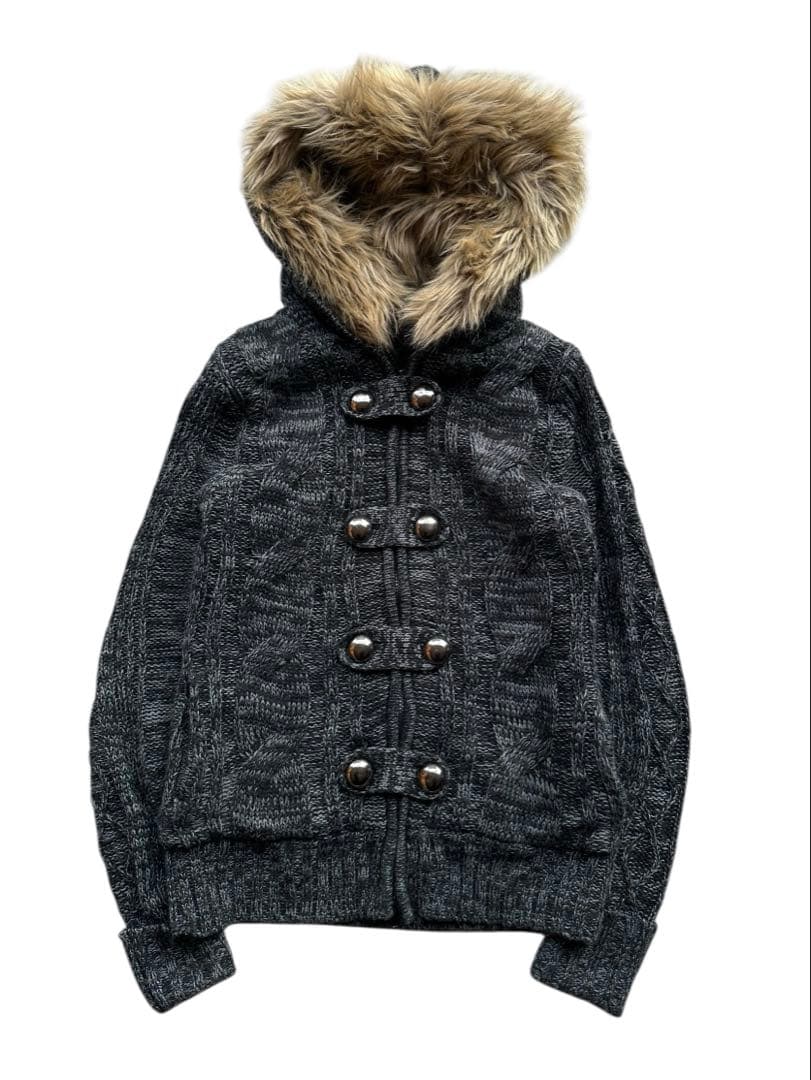 トップス fur hooded napolen zip hoodie Judgment Fur Zip Hoodie – YZ