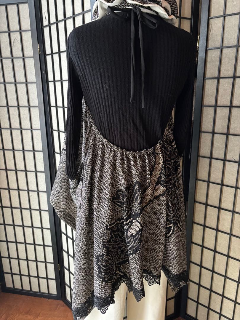 着物リメイク絞りのジレのセットアップストール、ベレー帽 - メルカリ