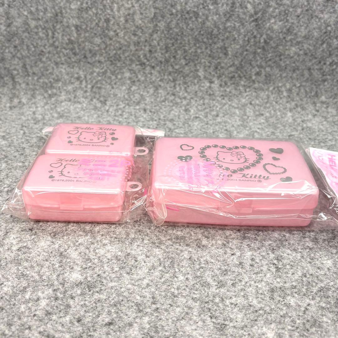 ハローキティ ハンディケース 収納ケース ピンク　ホワイト　5種類セット