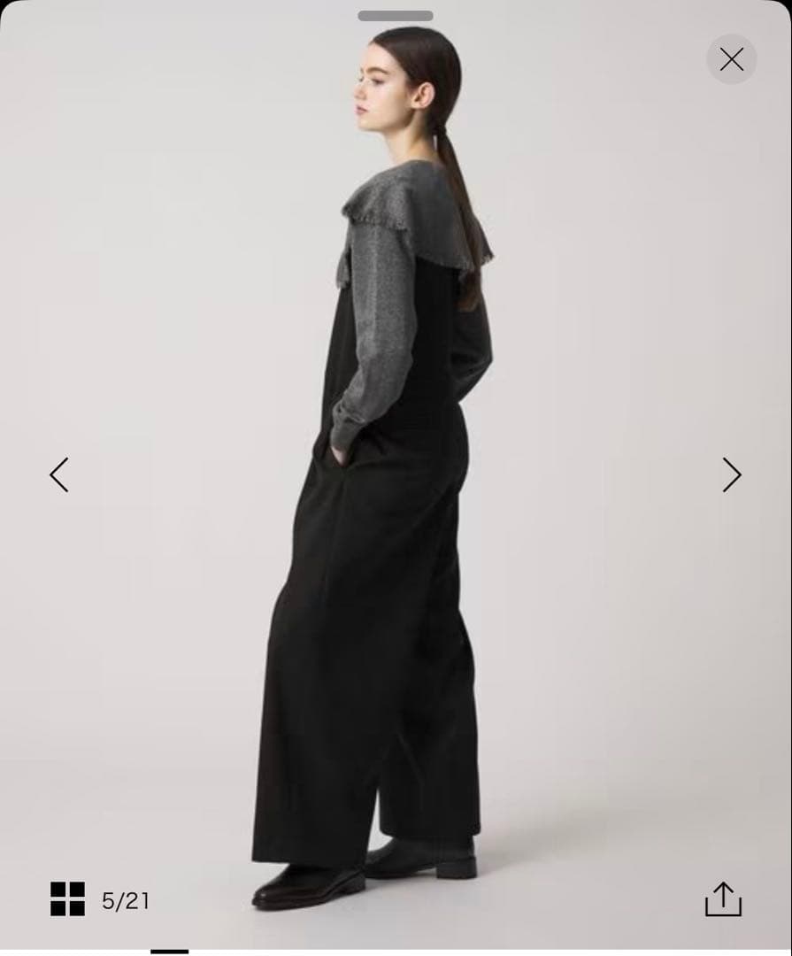 drawer ドゥロワー WINTER1 12Gショールカラーニット サイズ1 - メルカリ