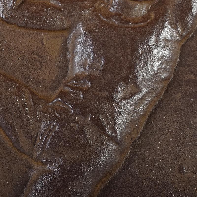 彫刻家 佐藤忠良作 銅板レリーフ 「実り」 額装 M R8631B - メルカリ