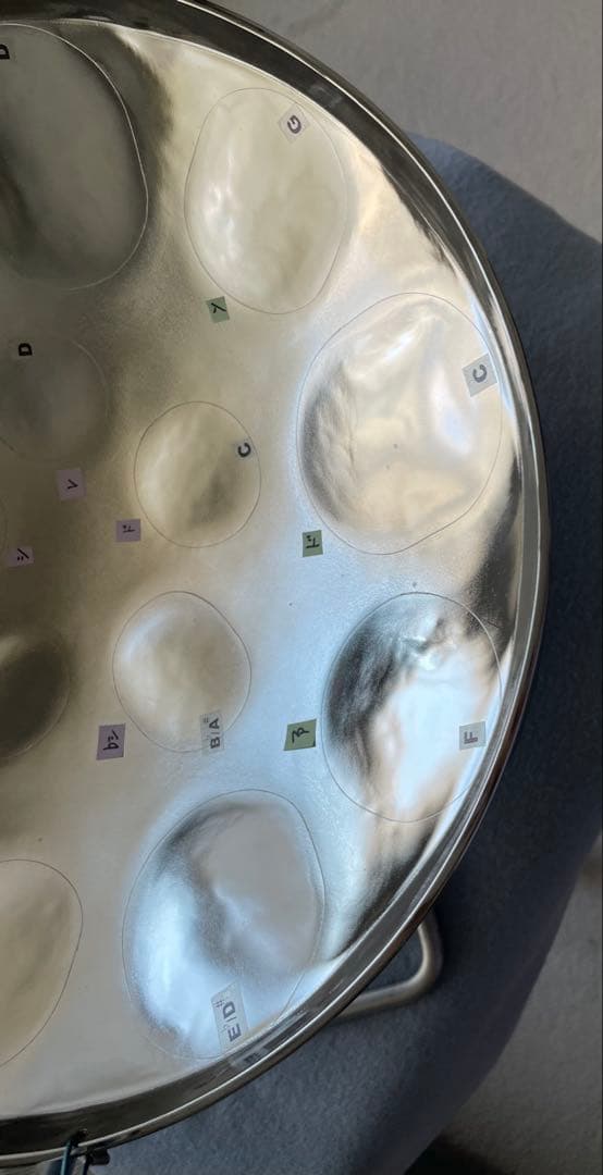 SONOBEのスティールパン❣️15音‼️なんて不思議な音なの❓懐かしいよう