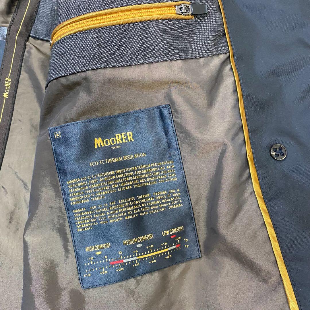 ムーレー モテミ ステンカラーコート ネイビー 52 - メルカリ