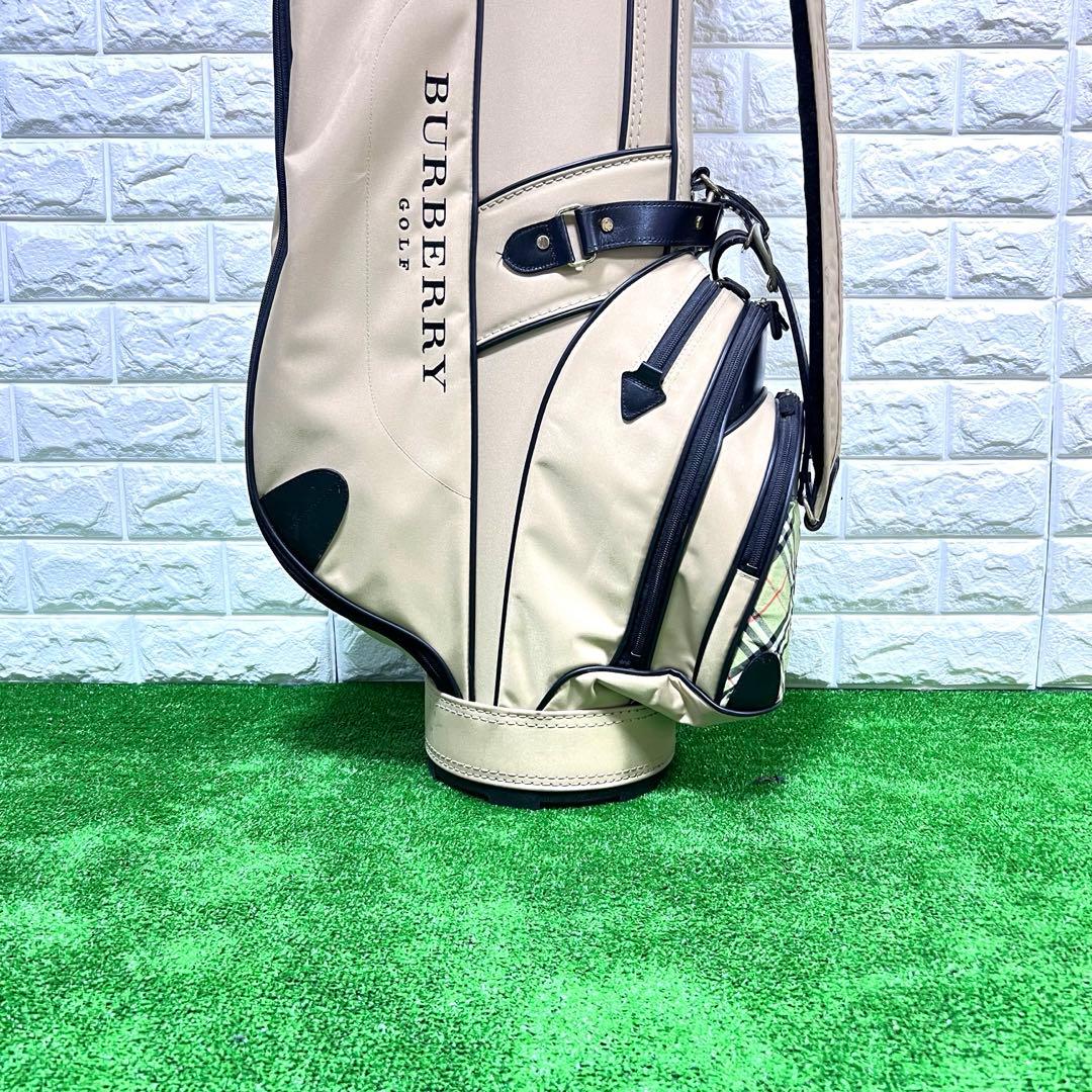 バーバリー キャディバッグ ノバチェック 5分割 ストラップ付き 正規品