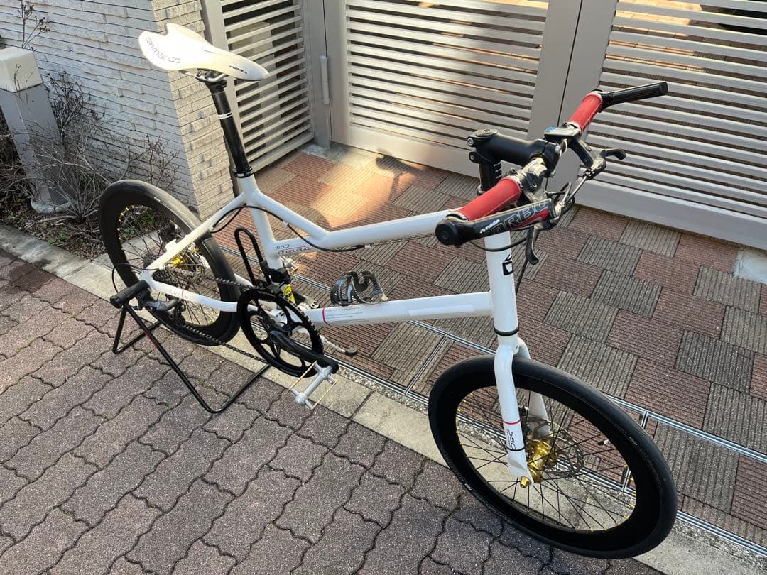 【横浜　手渡し限定】小径自転車 アルミフレーム ディスクブレーキ 楽天市場】ミニベロ ディスクブレーキの通販