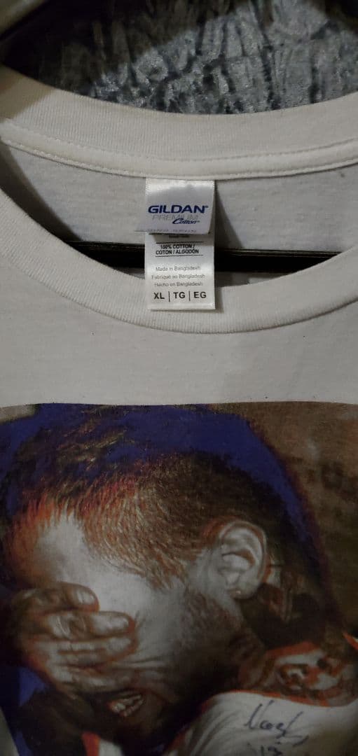 Nasty ナスティーバンドTシャツ　本人直筆サイン入り 激レア