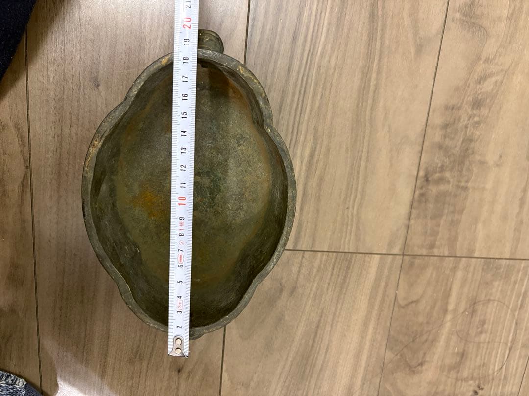 銅器 小振り 水盤 砂鉢 華道 花器 煎茶道具 茶室 花鳥図 古銅製 時代物