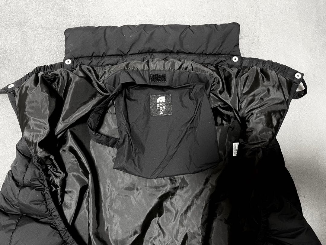 美品】ノースフェイス シェルブランケット 黒 抱っこ紐 防寒ケープ