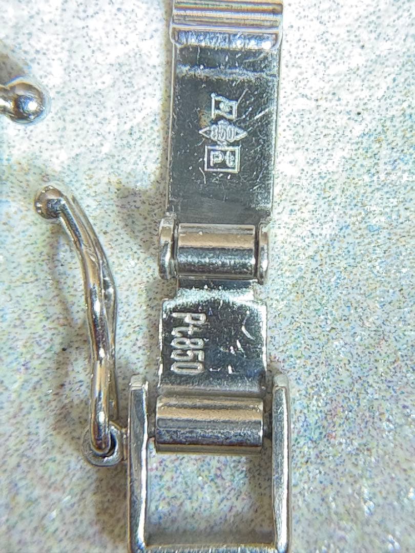 《 PT850 》 12面トリプル プラチナ 30g 50cm pt850 喜平