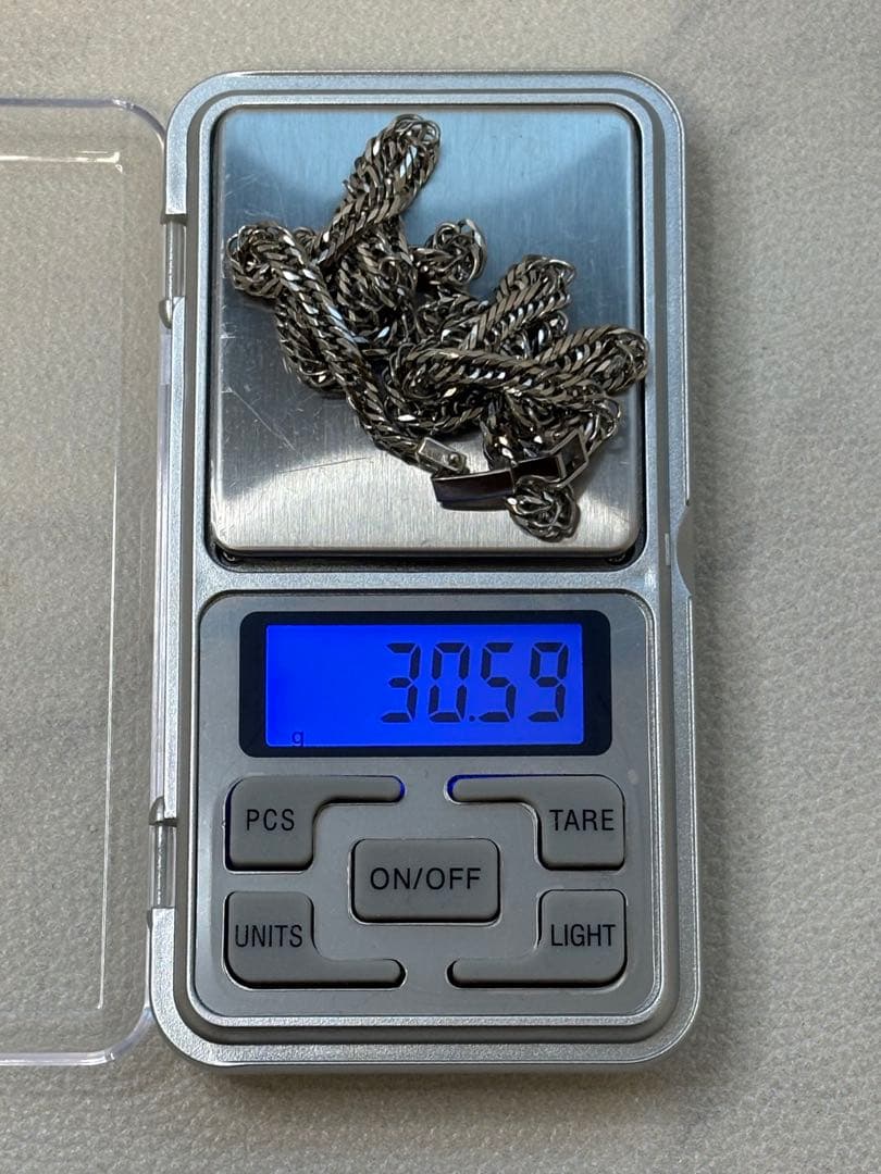 《 PT850 》 12面トリプル プラチナ 30g 50cm pt850 喜平