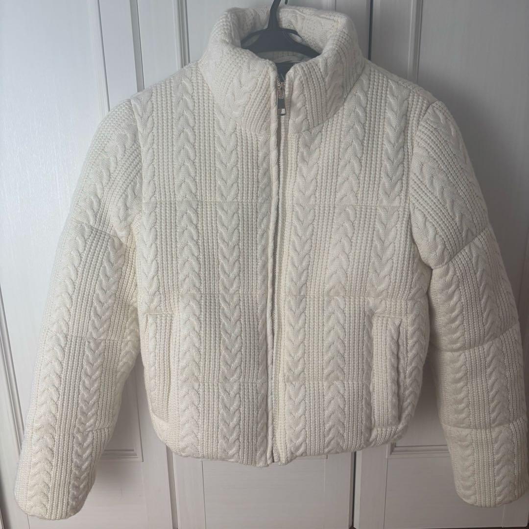 ZARA ドット柄 キルティング アノラック - メルカリ