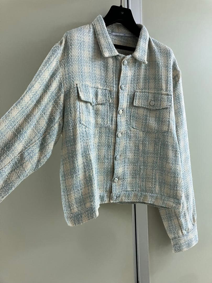 tokio】チェック ファンシー ツィード トラッカージャケット - メルカリ