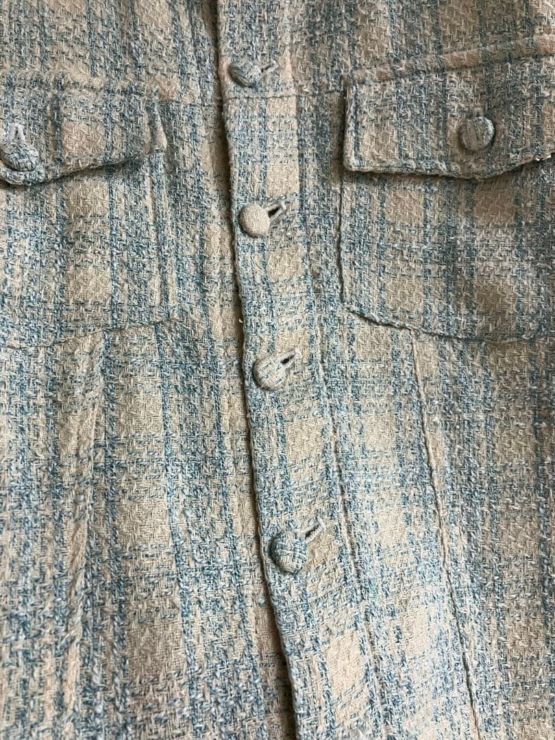 tokio】チェック ファンシー ツィード トラッカージャケット - メルカリ