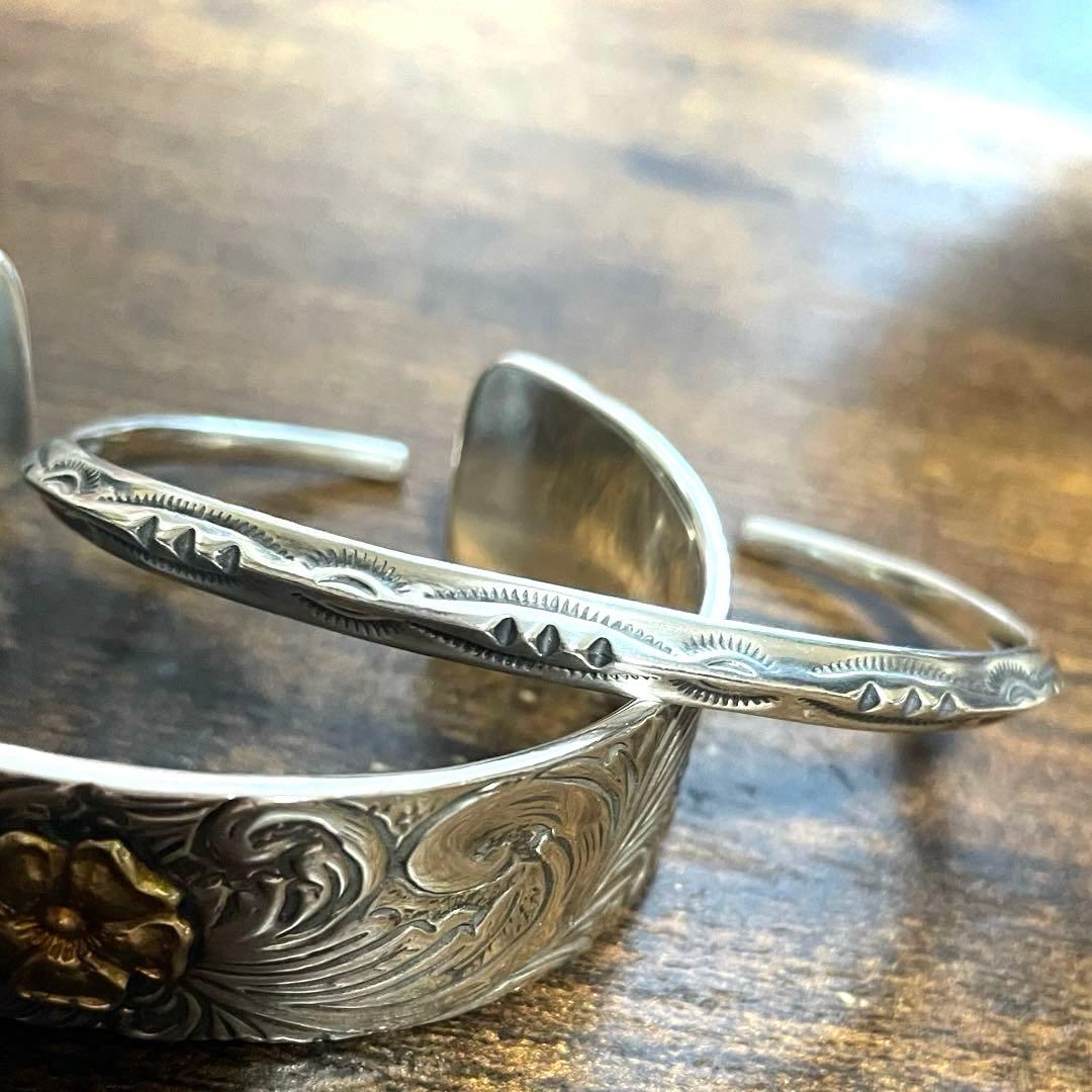 hiroki　極美品　M Larry Smith バングル LARRY SMITH（ラリースミス） LARRY SMITH トライアングル