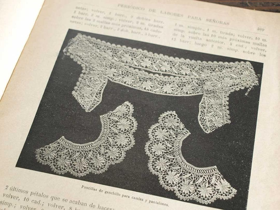 稀少 刺繍図案集 手芸雑誌 1897年6冊 手刺繍 手芸 アール・デコ/J896