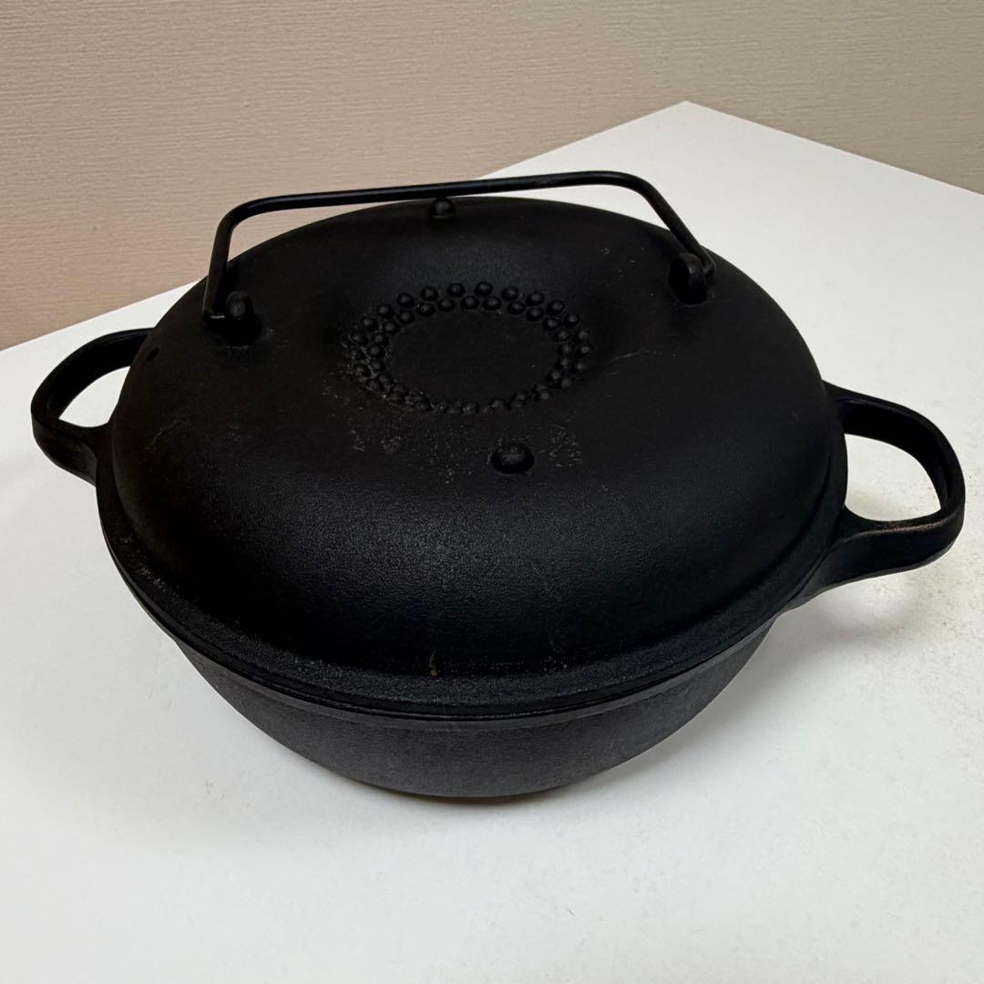 南部鉄器 及源 みよちゃんちの焼芋鍋 CA-36 及源鋳造 盛栄堂 みよちゃんちの焼芋鍋 CA-36 焼き芋 焼芋鍋 調理器具