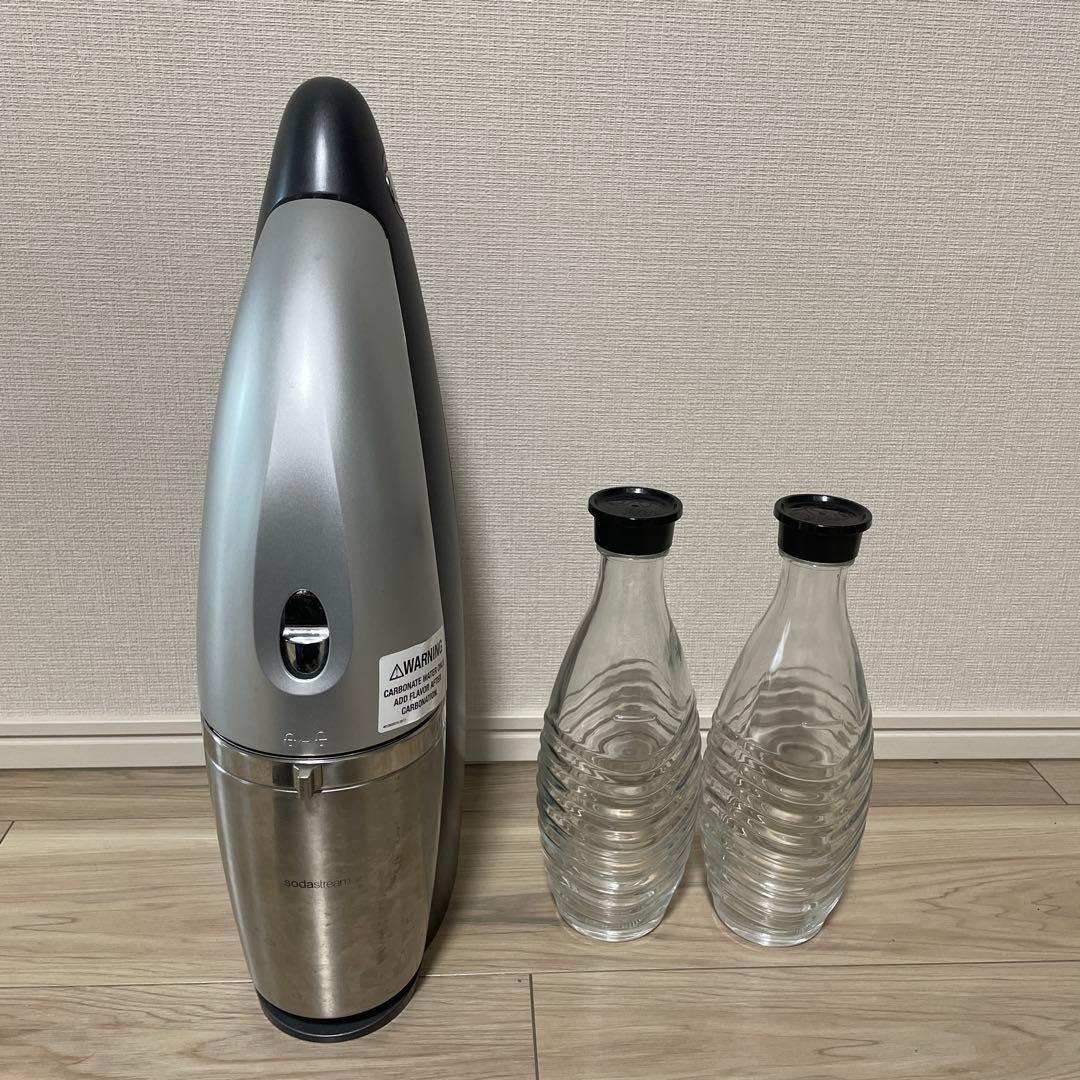 ソーダストリーム ペンギン型炭酸水メーカー ガラスボトル2本付き