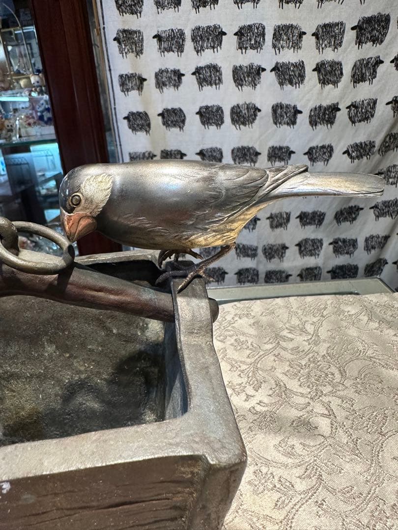 金工師 岩瀬清風 花器 花入 文鳥の通販｜www.missouri-66.com