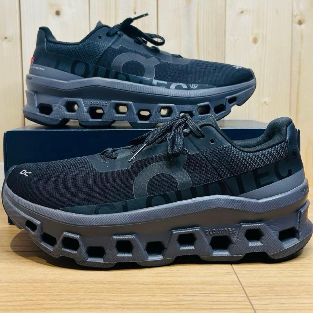 未使用級】On Cloudmonster ブラック マグネット 24.5㎝ - メルカリ