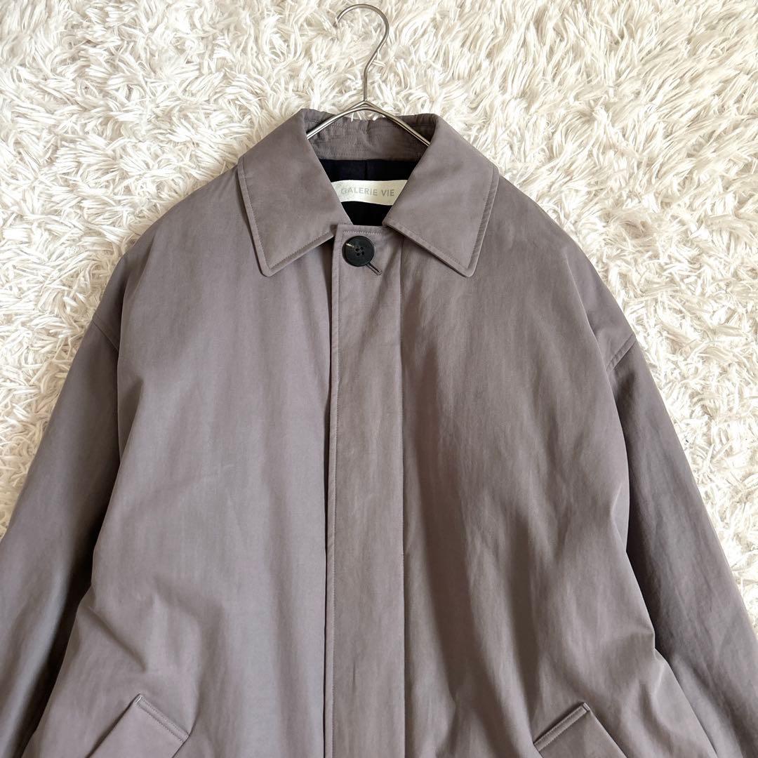 ギャルリーヴィー⁂ パウダーコットンツイルダウンステンカラーコート