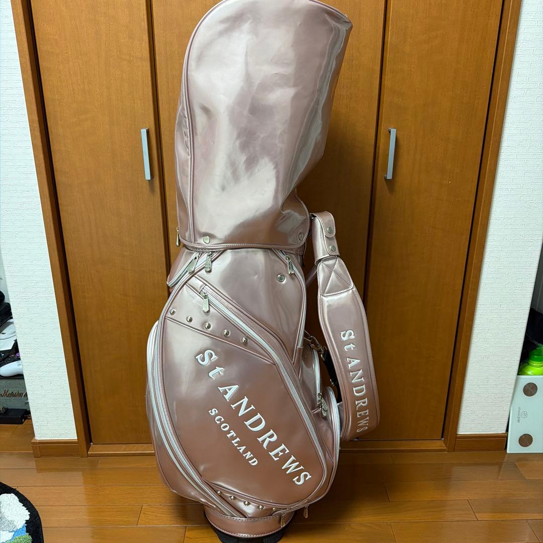 St ANDREWS SCOTLAND エナメル キャディバッグ 8.5型 美品 - メルカリ