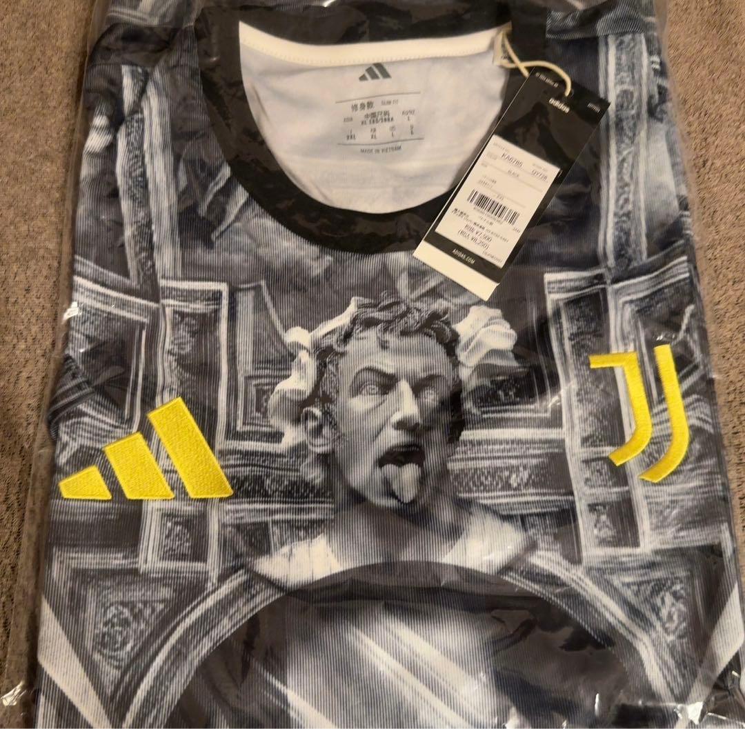新品未使用タグ付】ユベントス25-26プレマッチジャージー デルピエロ