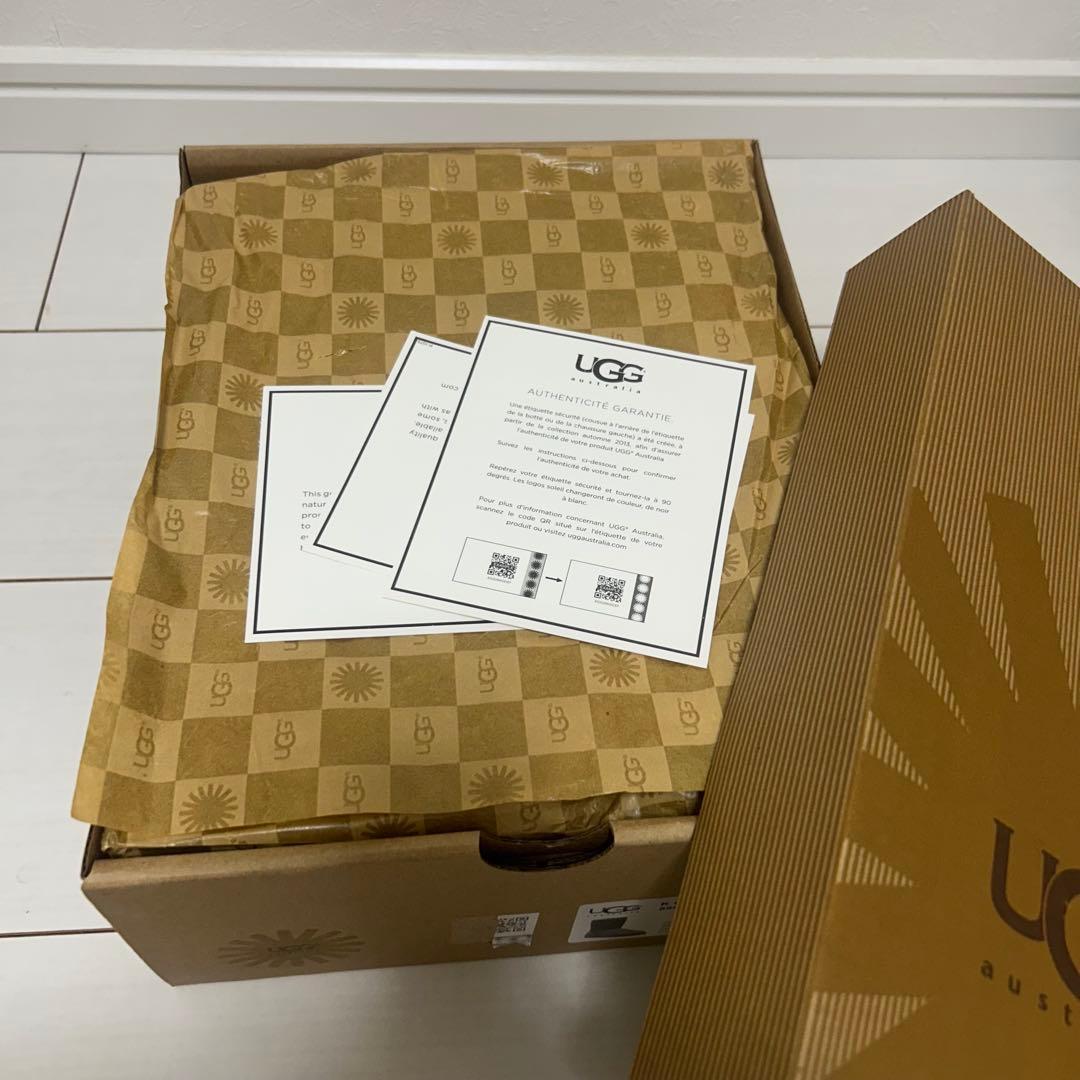 【正規品】 ugg アグ ムートン 19.5cm 女の子 男の子 ブーツ グレー