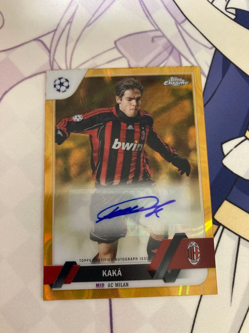 カカ サインカード ACミラン gold lava Refractor - メルカリ