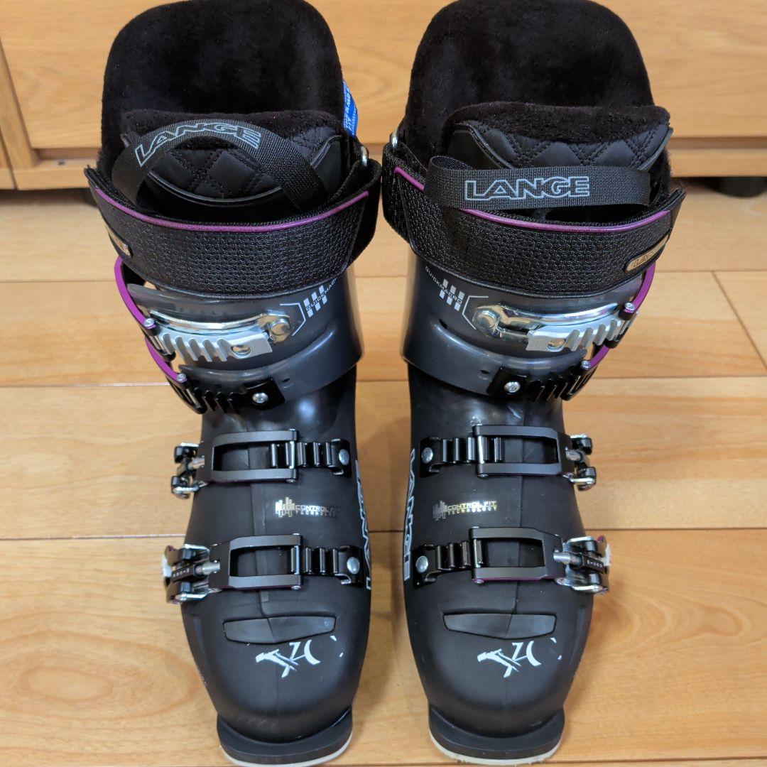 LANGE 女性用スキーブーツ ブラック 23.5cm