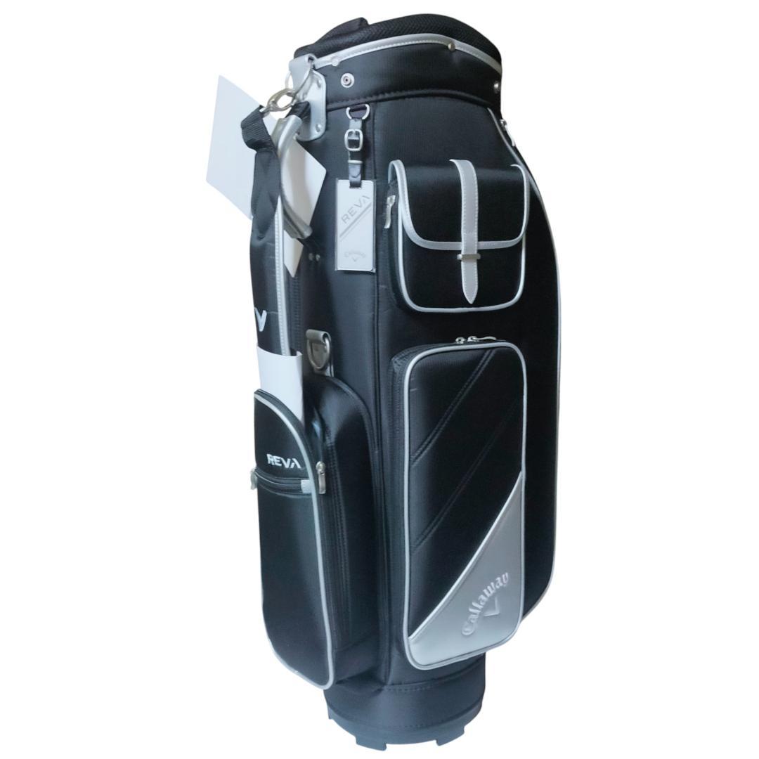 Callaway キャロウェイ REVA ゴルフバッグ ブラック/ホワイト Callaway（キャロウェイ） REVA パッケージセット(セットクラブ